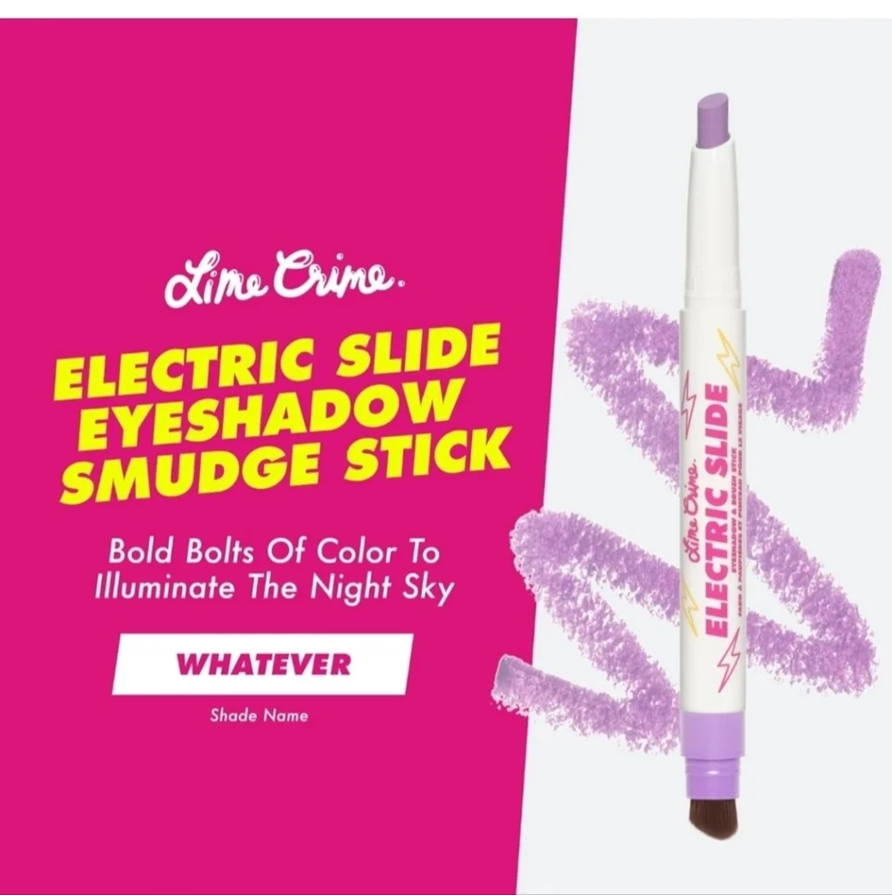 Lime Crime Electric Slide Eyeshadow Smudge Stick in Purple Whatever New